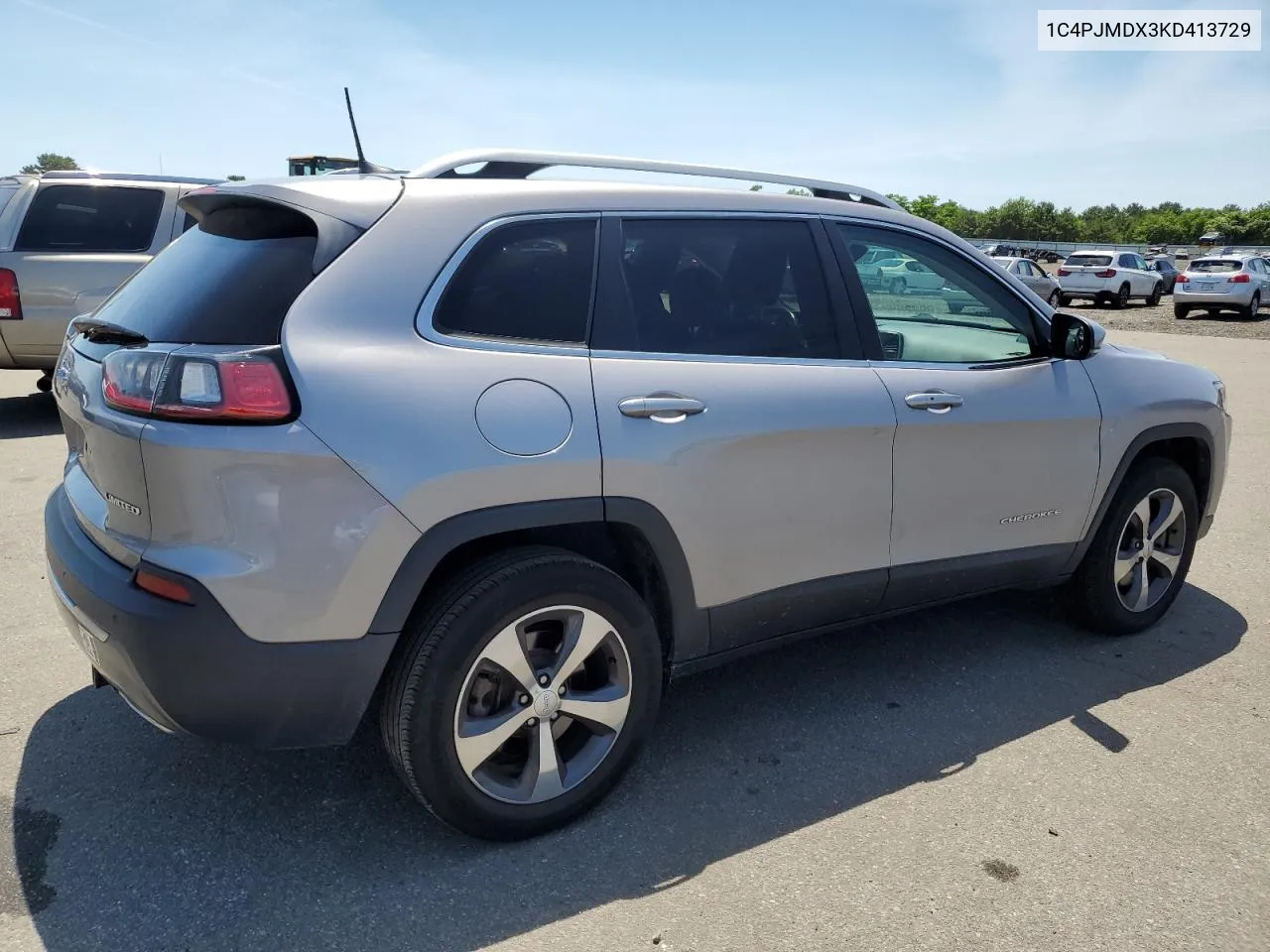 2019 Jeep Cherokee Limited VIN: 1C4PJMDX3KD413729 Lot: 61685154