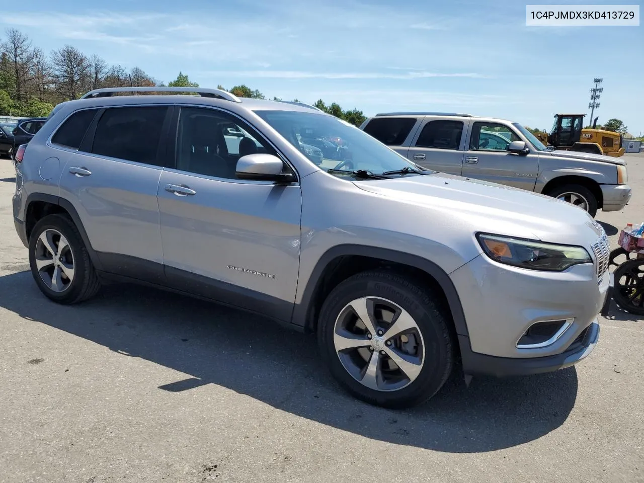 2019 Jeep Cherokee Limited VIN: 1C4PJMDX3KD413729 Lot: 61685154