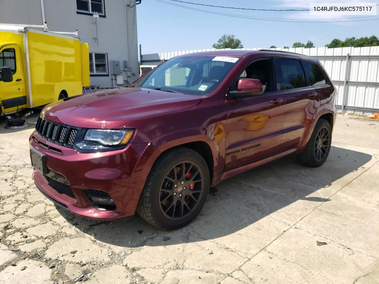 1C4RJFDJ6KC575117 2019 Jeep Grand Cherokee Srt-8