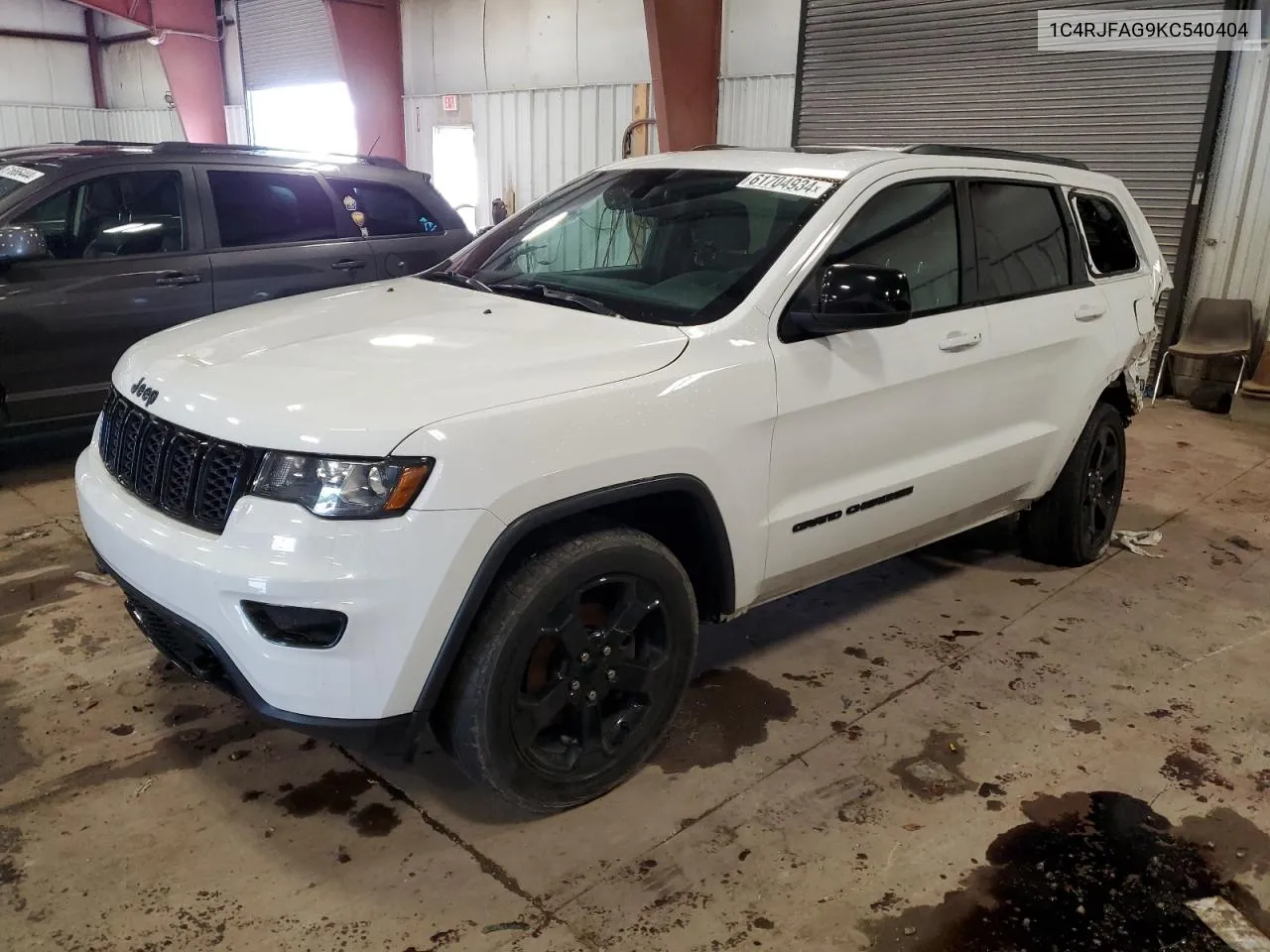 2019 Jeep Grand Cherokee Laredo VIN: 1C4RJFAG9KC540404 Lot: 61704934