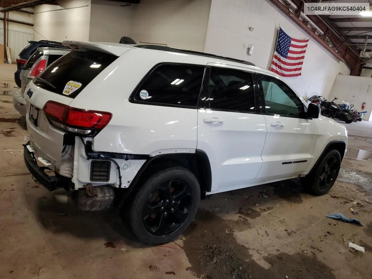 2019 Jeep Grand Cherokee Laredo VIN: 1C4RJFAG9KC540404 Lot: 61704934