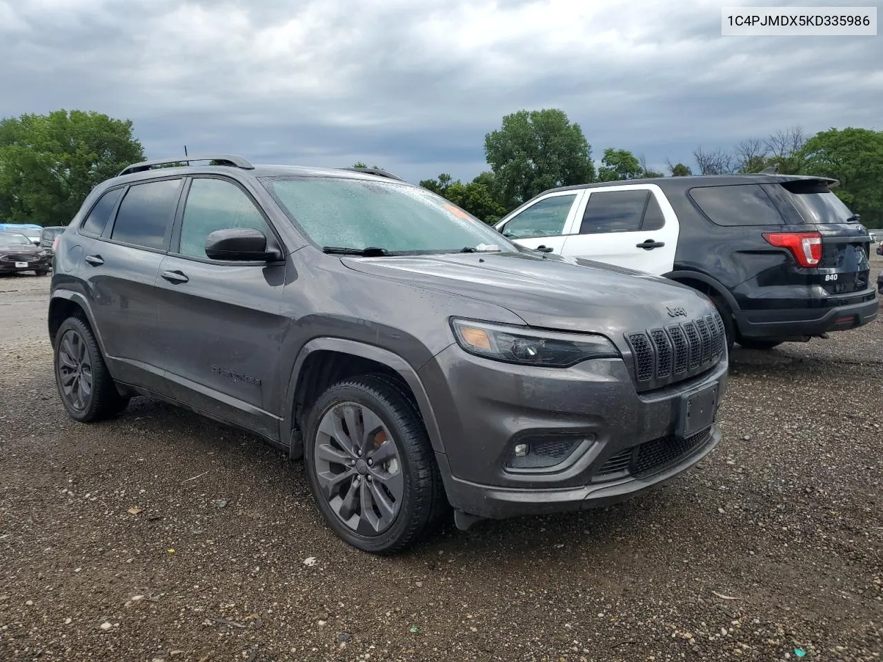 2019 Jeep Cherokee Limited VIN: 1C4PJMDX5KD335986 Lot: 61884344