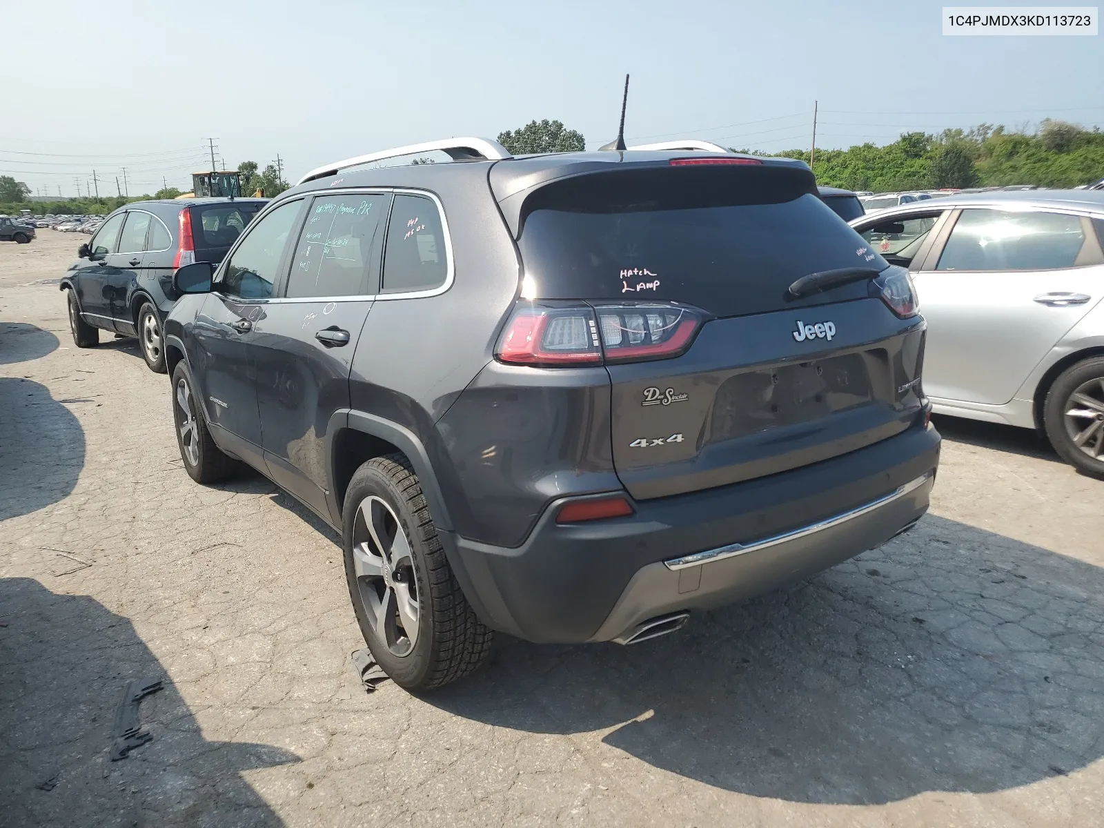 1C4PJMDX3KD113723 2019 Jeep Cherokee Limited