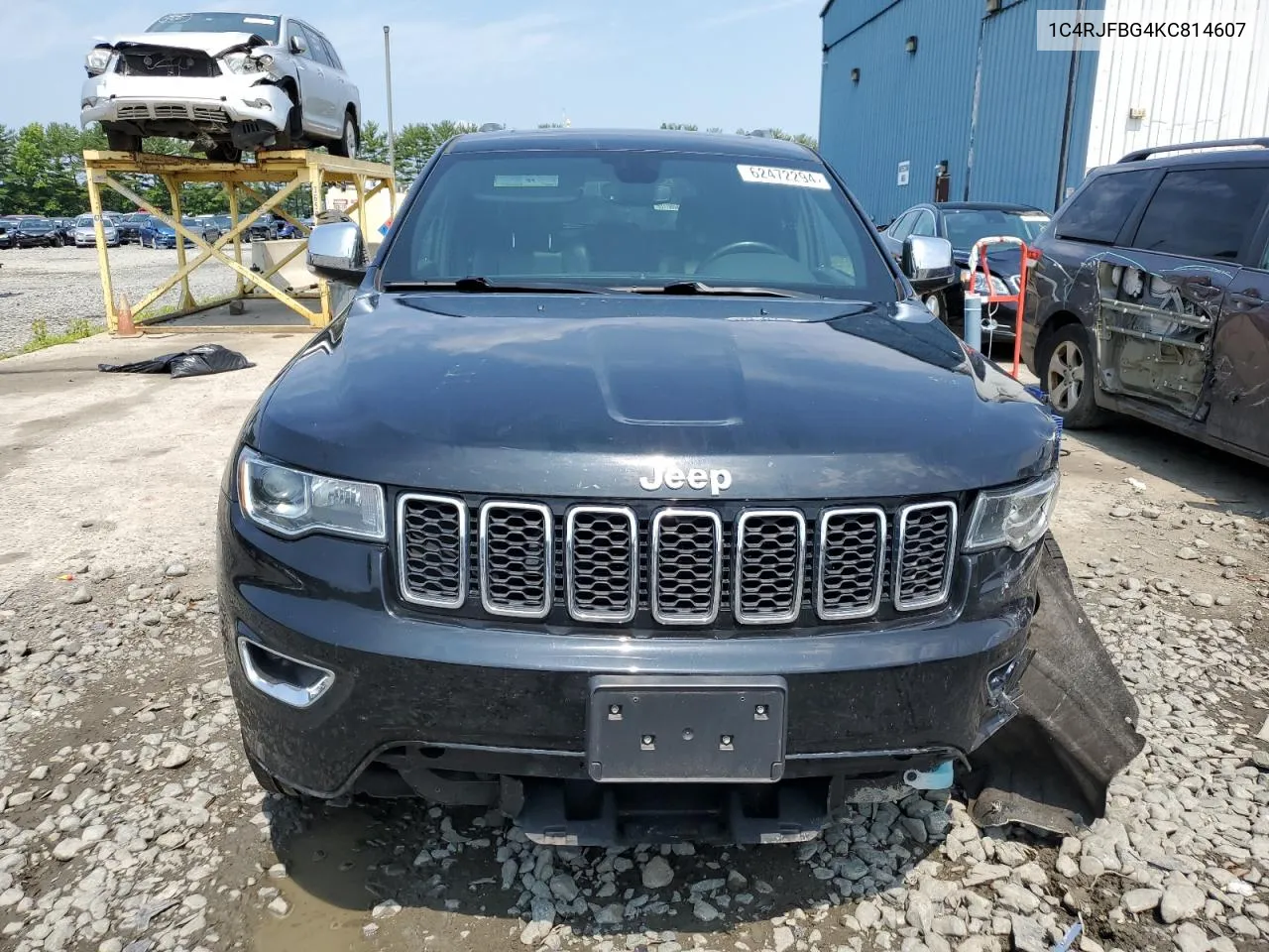 2019 Jeep Grand Cherokee Limited VIN: 1C4RJFBG4KC814607 Lot: 62472294