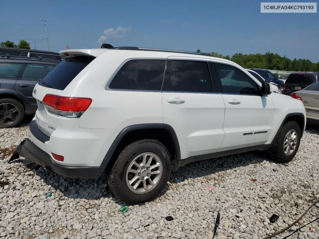 2019 Jeep Grand Cherokee Laredo VIN: 1C4RJFAG4KC793193 Lot: 62542164