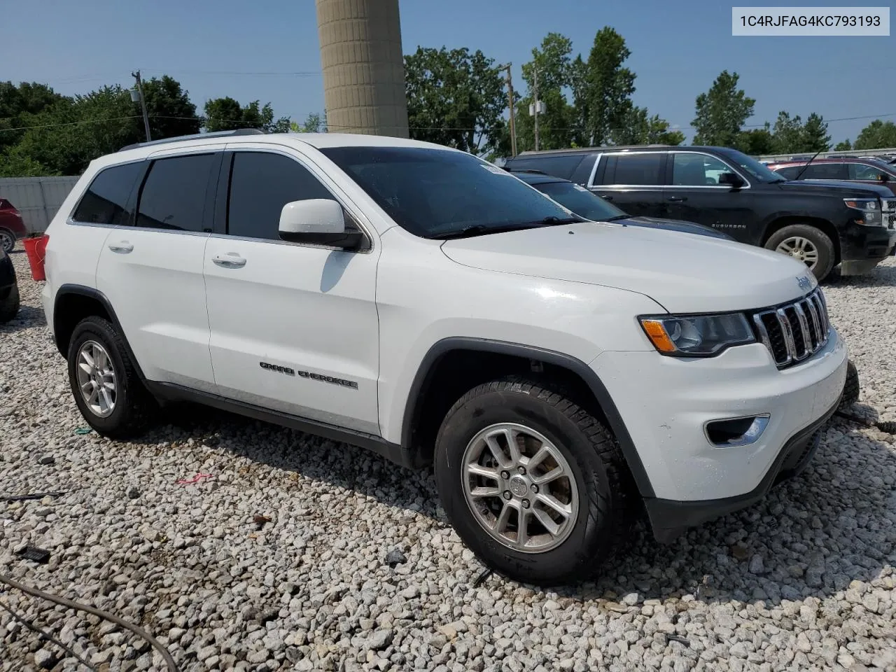 2019 Jeep Grand Cherokee Laredo VIN: 1C4RJFAG4KC793193 Lot: 62542164