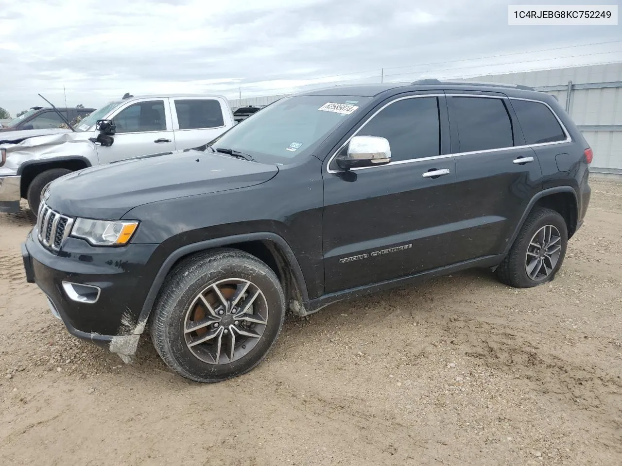 2019 Jeep Grand Cherokee Limited VIN: 1C4RJEBG8KC752249 Lot: 71815084