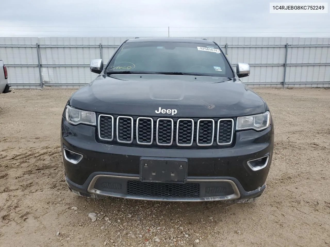 1C4RJEBG8KC752249 2019 Jeep Grand Cherokee Limited