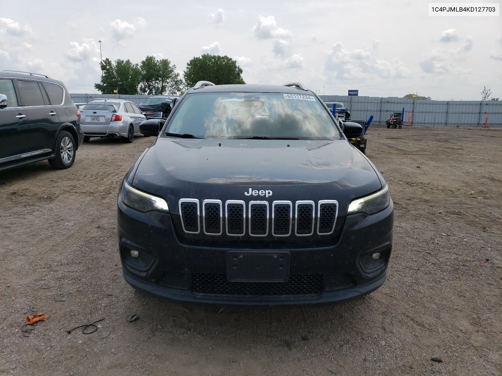 2019 Jeep Cherokee Latitude Plus VIN: 1C4PJMLB4KD127703 Lot: 63117234