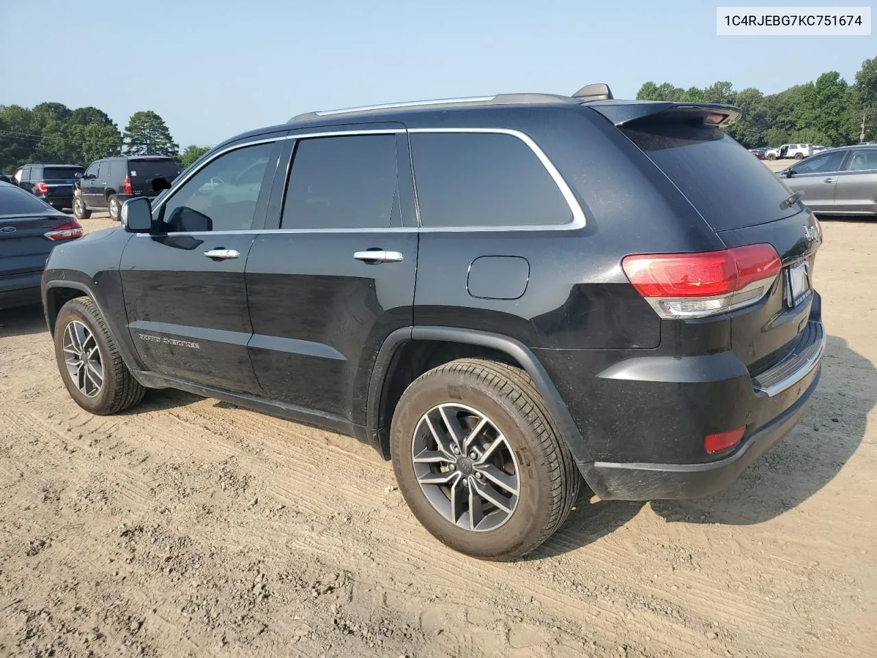 2019 Jeep Grand Cherokee Limited VIN: 1C4RJEBG7KC751674 Lot: 63257234