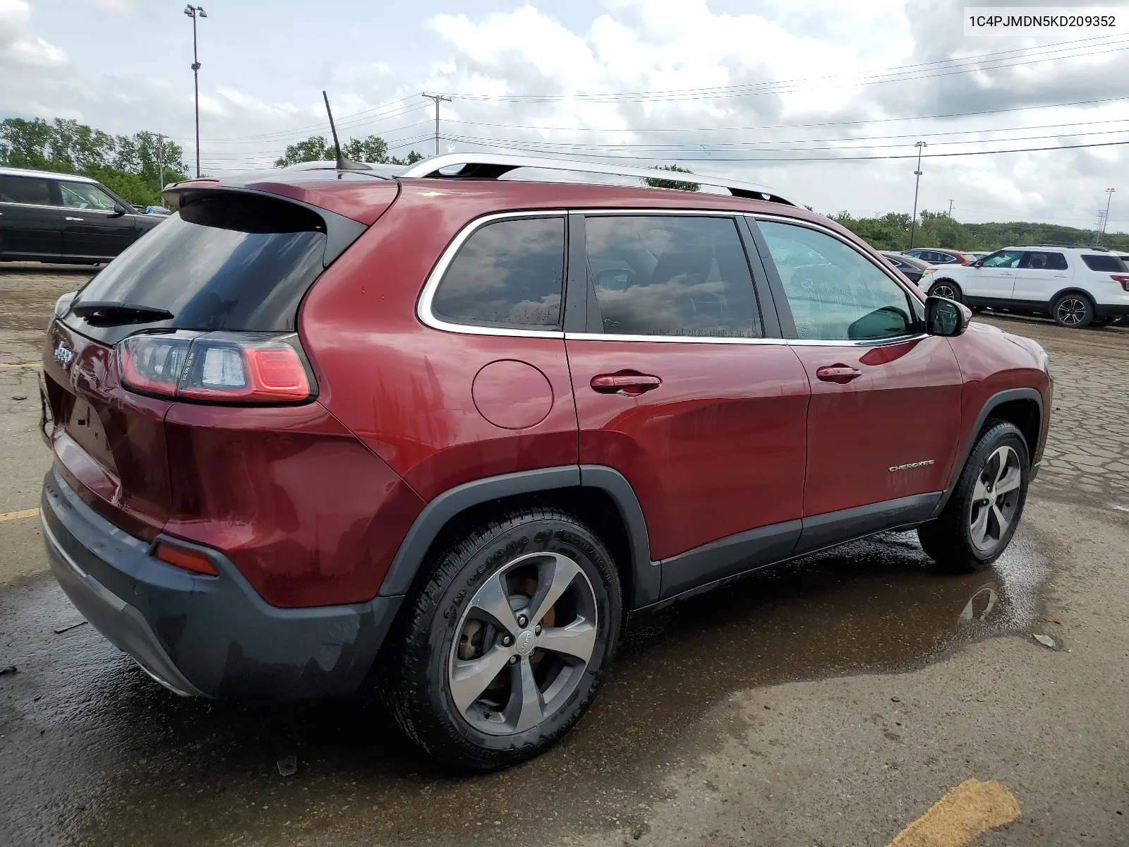 2019 Jeep Cherokee Limited VIN: 1C4PJMDN5KD209352 Lot: 63301154