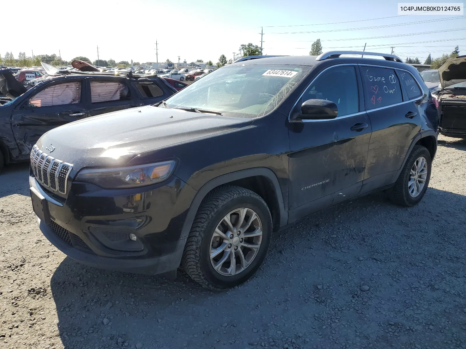 1C4PJMCB0KD124765 2019 Jeep Cherokee Latitude