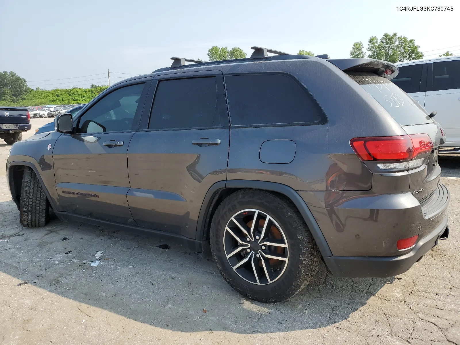 2019 Jeep Grand Cherokee Trailhawk VIN: 1C4RJFLG3KC730745 Lot: 63762134