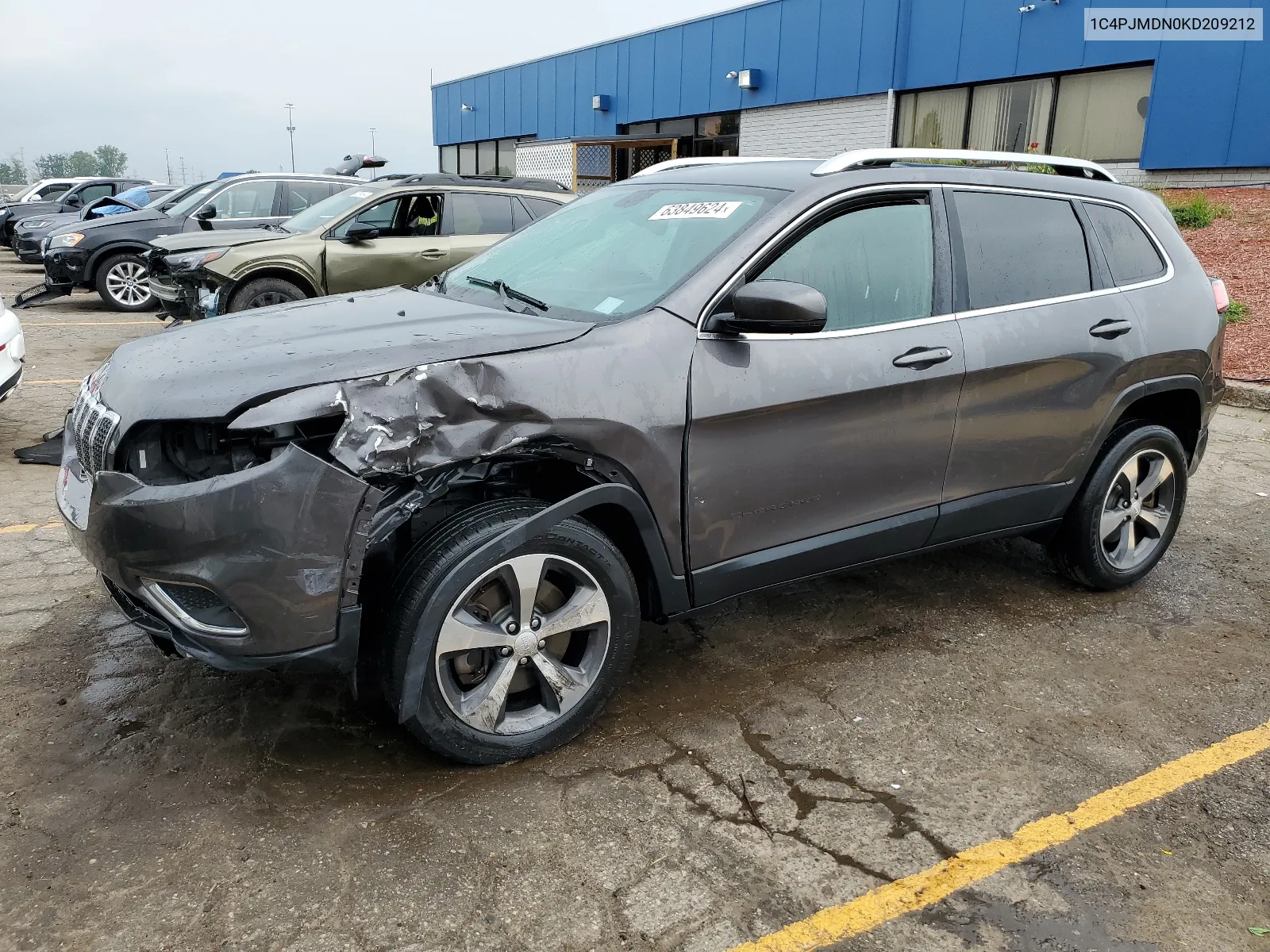 1C4PJMDN0KD209212 2019 Jeep Cherokee Limited