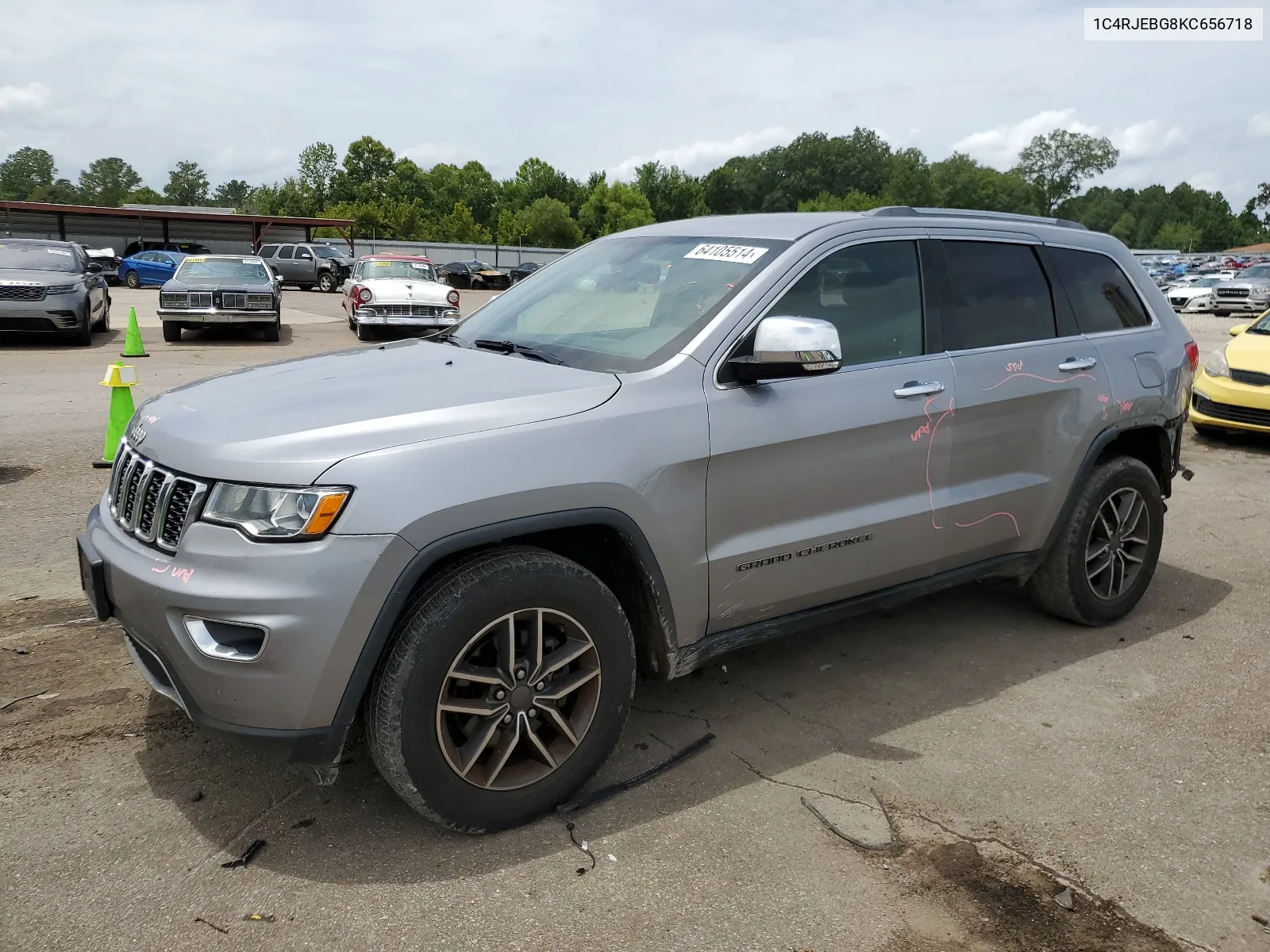 2019 Jeep Grand Cherokee Limited VIN: 1C4RJEBG8KC656718 Lot: 64105514