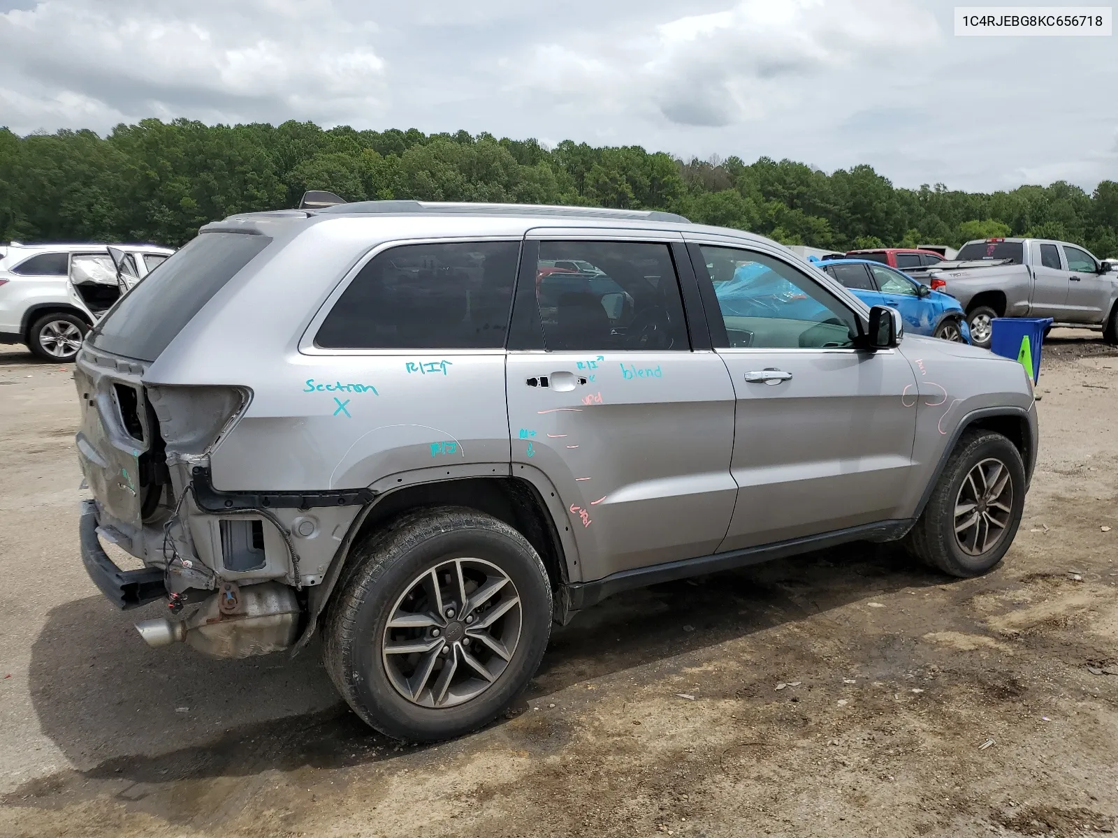 2019 Jeep Grand Cherokee Limited VIN: 1C4RJEBG8KC656718 Lot: 64105514