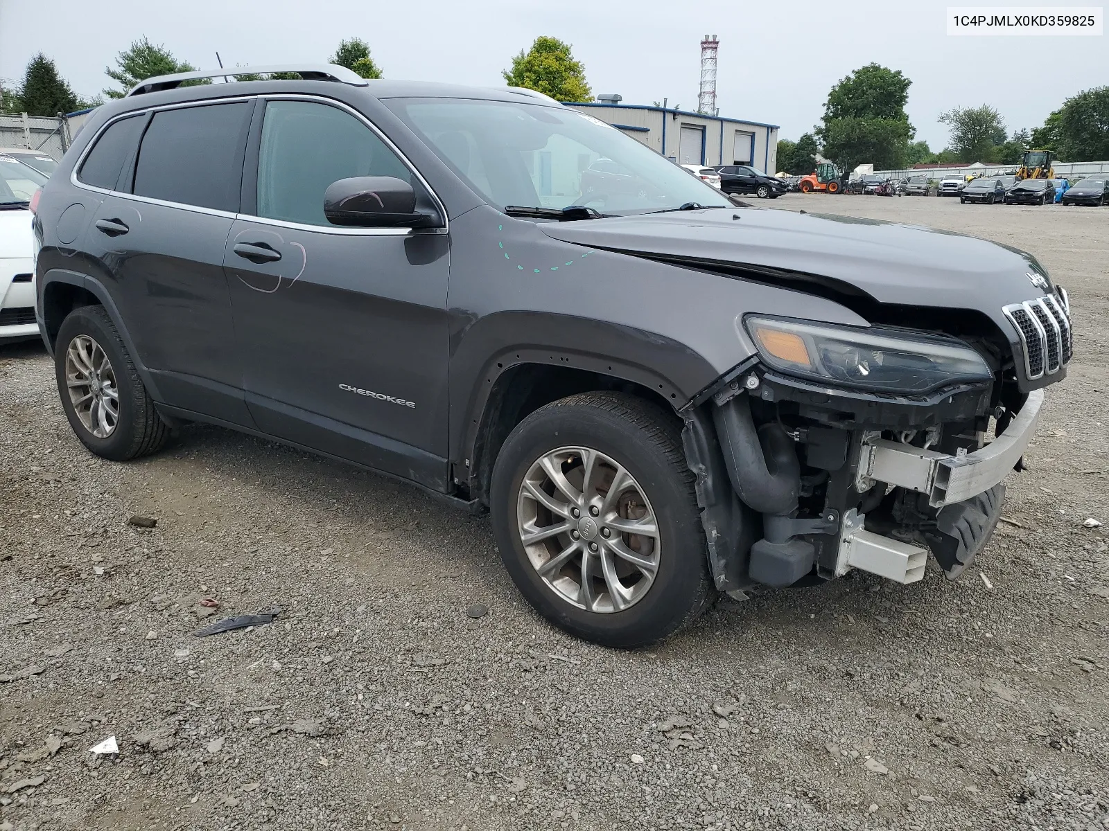 2019 Jeep Cherokee Latitude Plus VIN: 1C4PJMLX0KD359825 Lot: 64356514