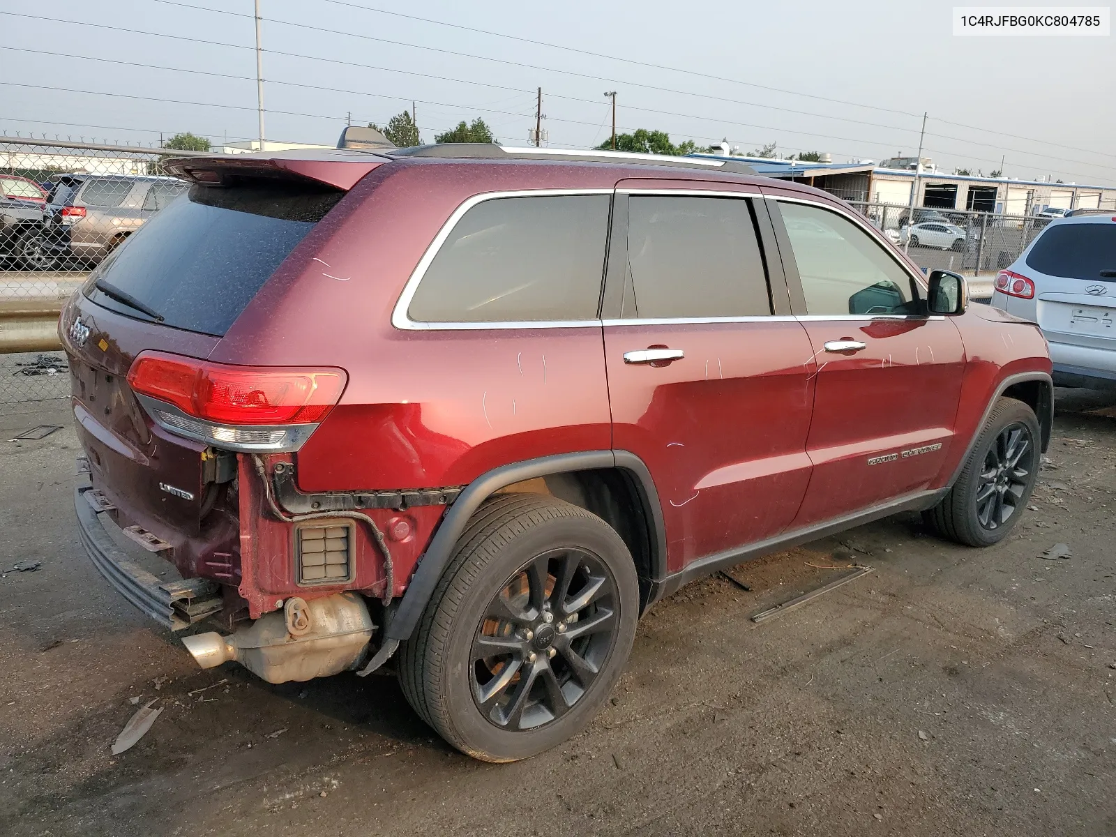 2019 Jeep Grand Cherokee Limited VIN: 1C4RJFBG0KC804785 Lot: 64362454