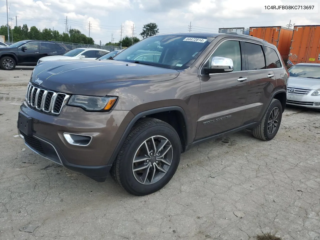 2019 Jeep Grand Cherokee Limited VIN: 1C4RJFBG8KC713697 Lot: 64472814