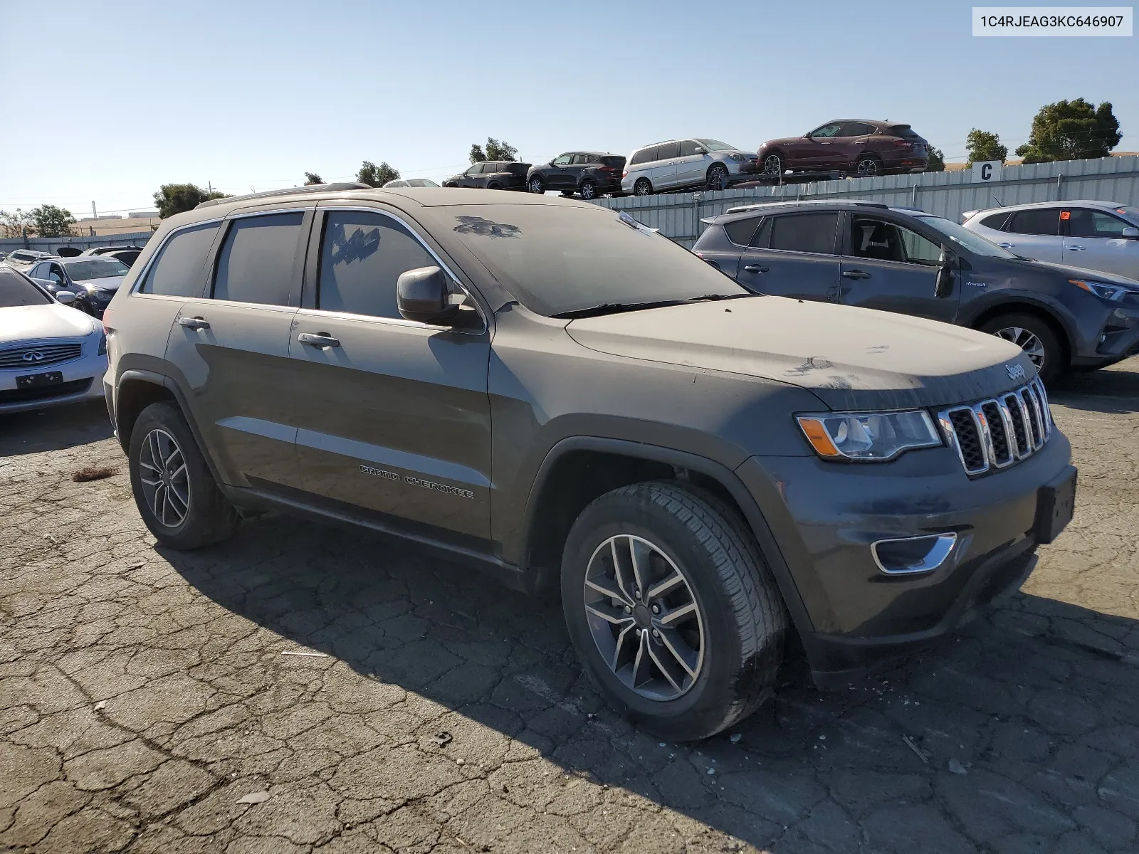 2019 Jeep Grand Cherokee Laredo VIN: 1C4RJEAG3KC646907 Lot: 64514144