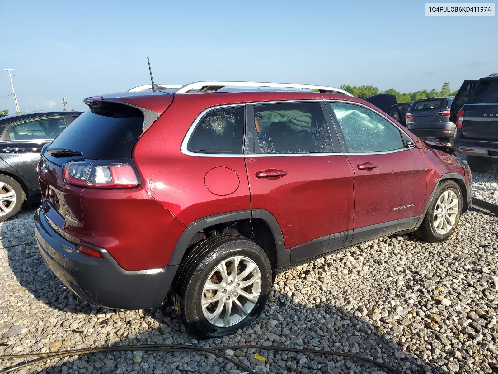 2019 Jeep Cherokee Latitude VIN: 1C4PJLCB6KD411974 Lot: 64657104