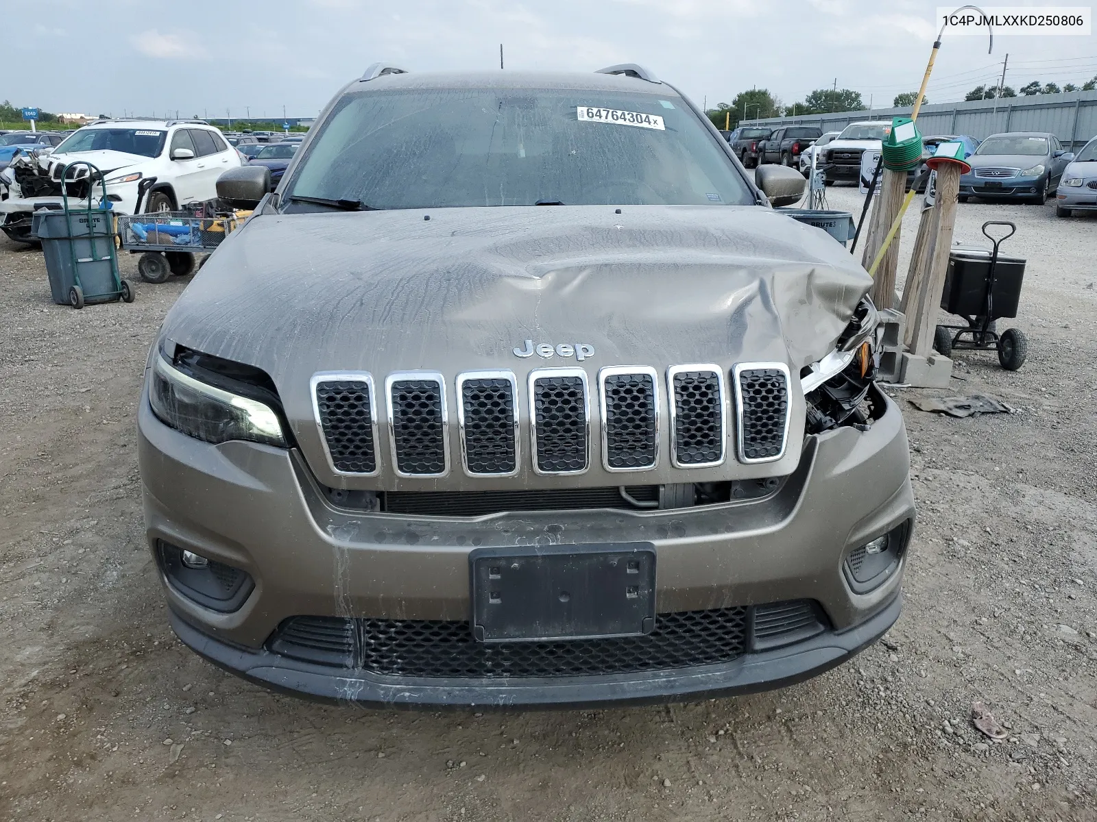 2019 Jeep Cherokee Latitude Plus VIN: 1C4PJMLXXKD250806 Lot: 64764304