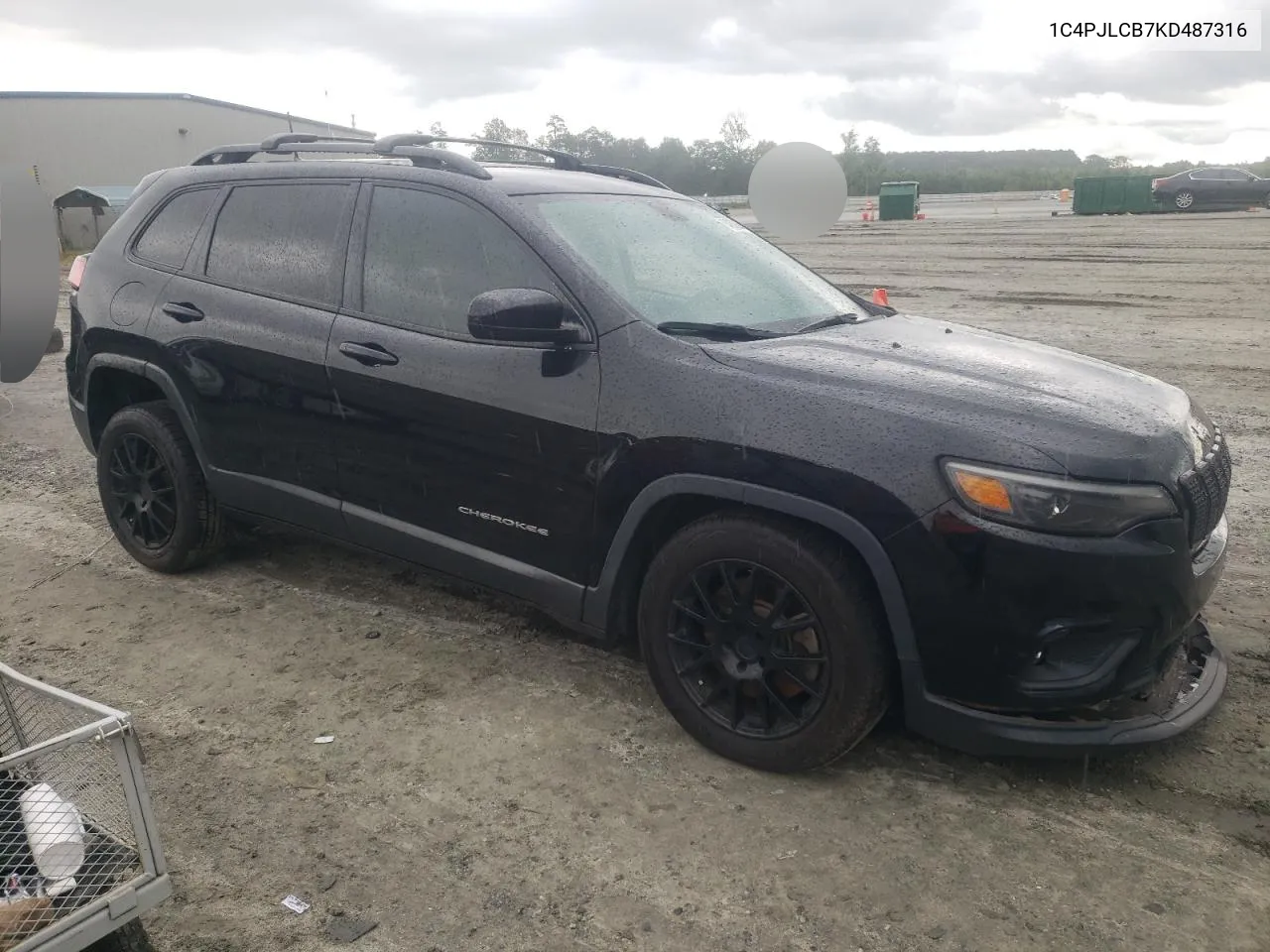 1C4PJLCB7KD487316 2019 Jeep Cherokee Latitude