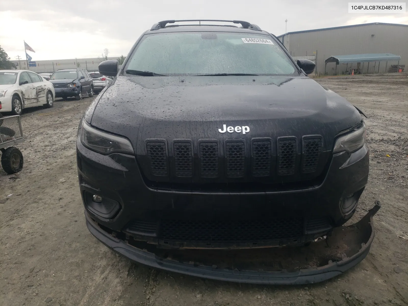 2019 Jeep Cherokee Latitude VIN: 1C4PJLCB7KD487316 Lot: 64852664