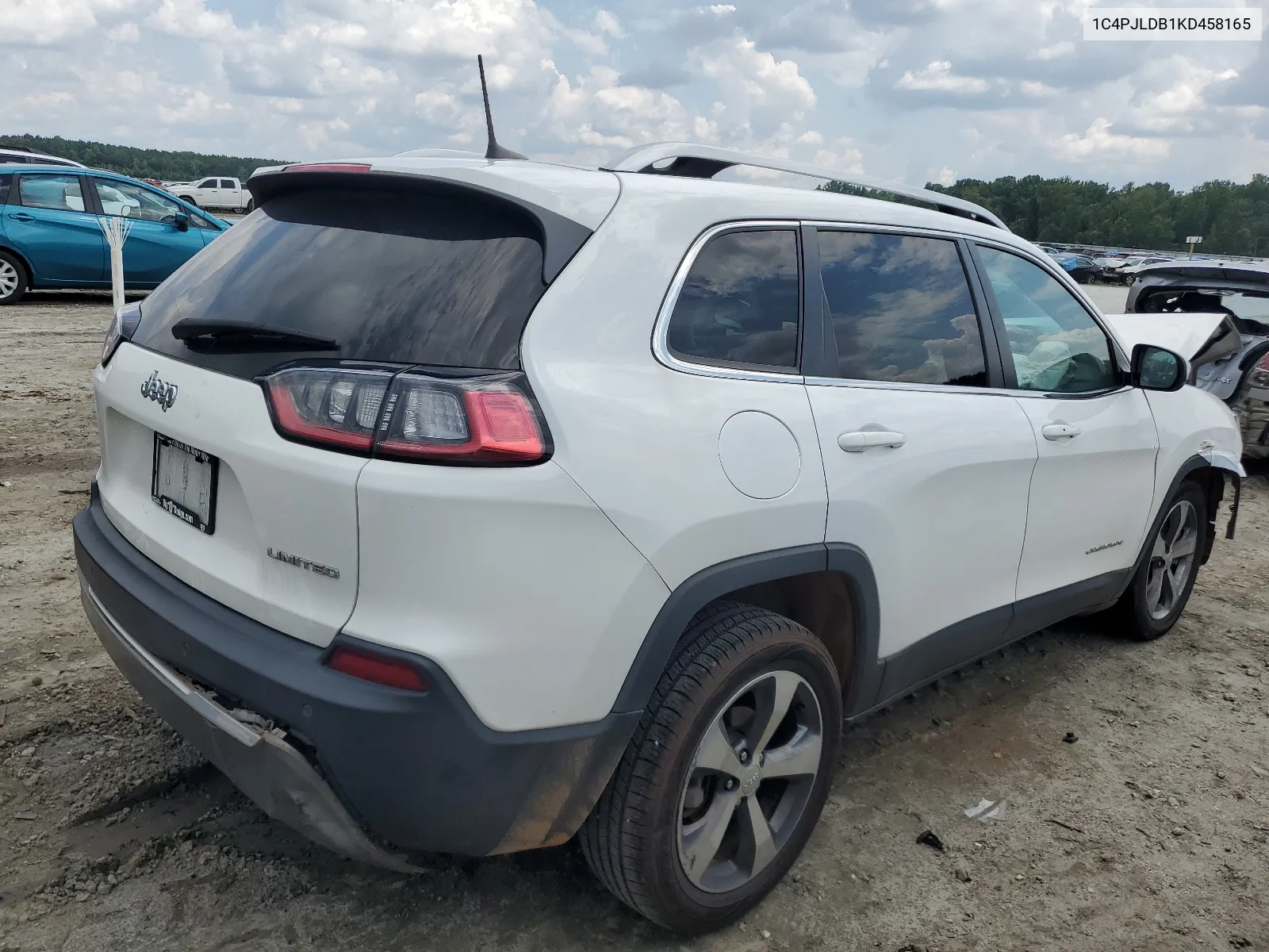 1C4PJLDB1KD458165 2019 Jeep Cherokee Limited