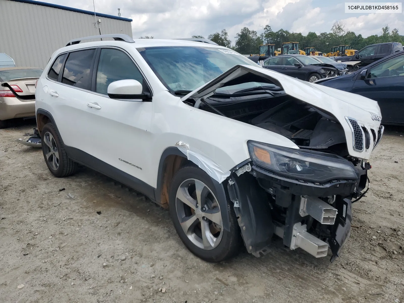 2019 Jeep Cherokee Limited VIN: 1C4PJLDB1KD458165 Lot: 64863474