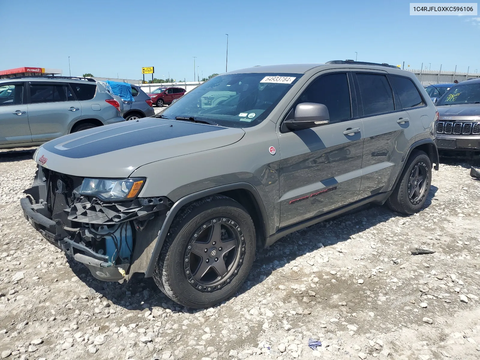 2019 Jeep Grand Cherokee Trailhawk VIN: 1C4RJFLGXKC596106 Lot: 64933784