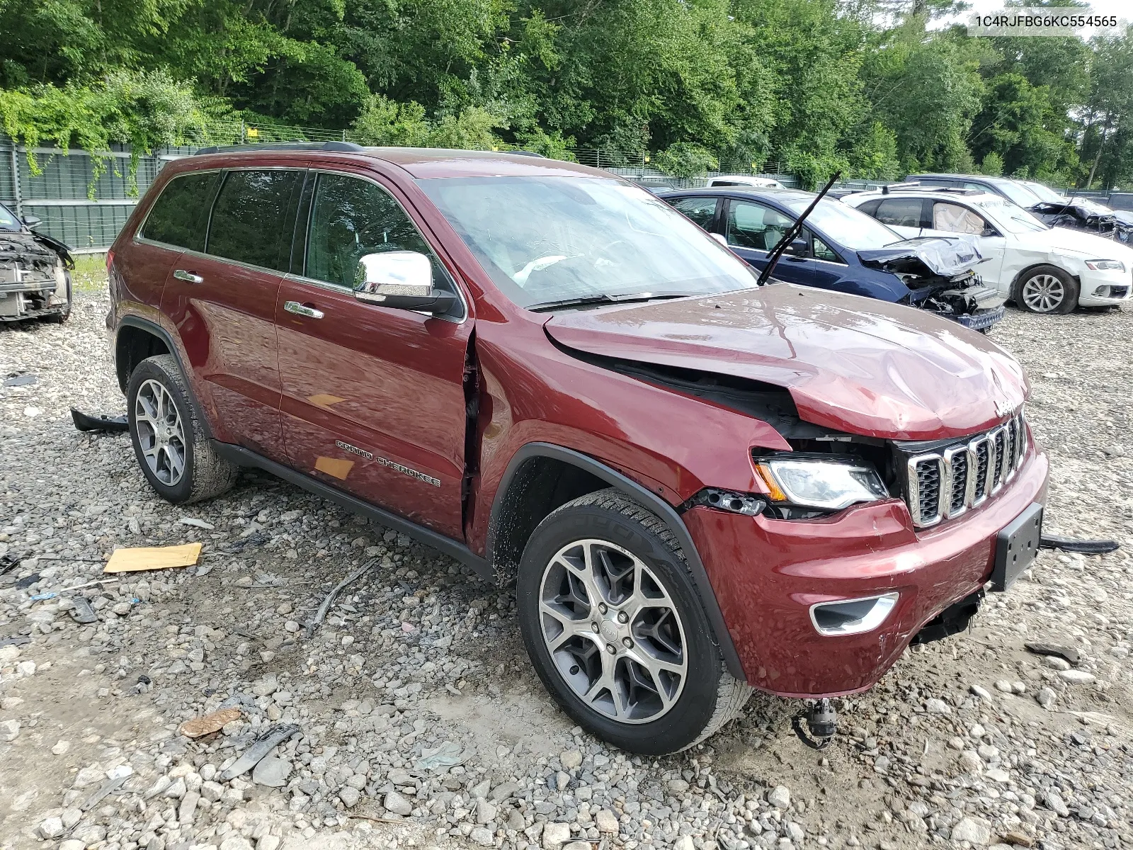 2019 Jeep Grand Cherokee Limited VIN: 1C4RJFBG6KC554565 Lot: 65472004