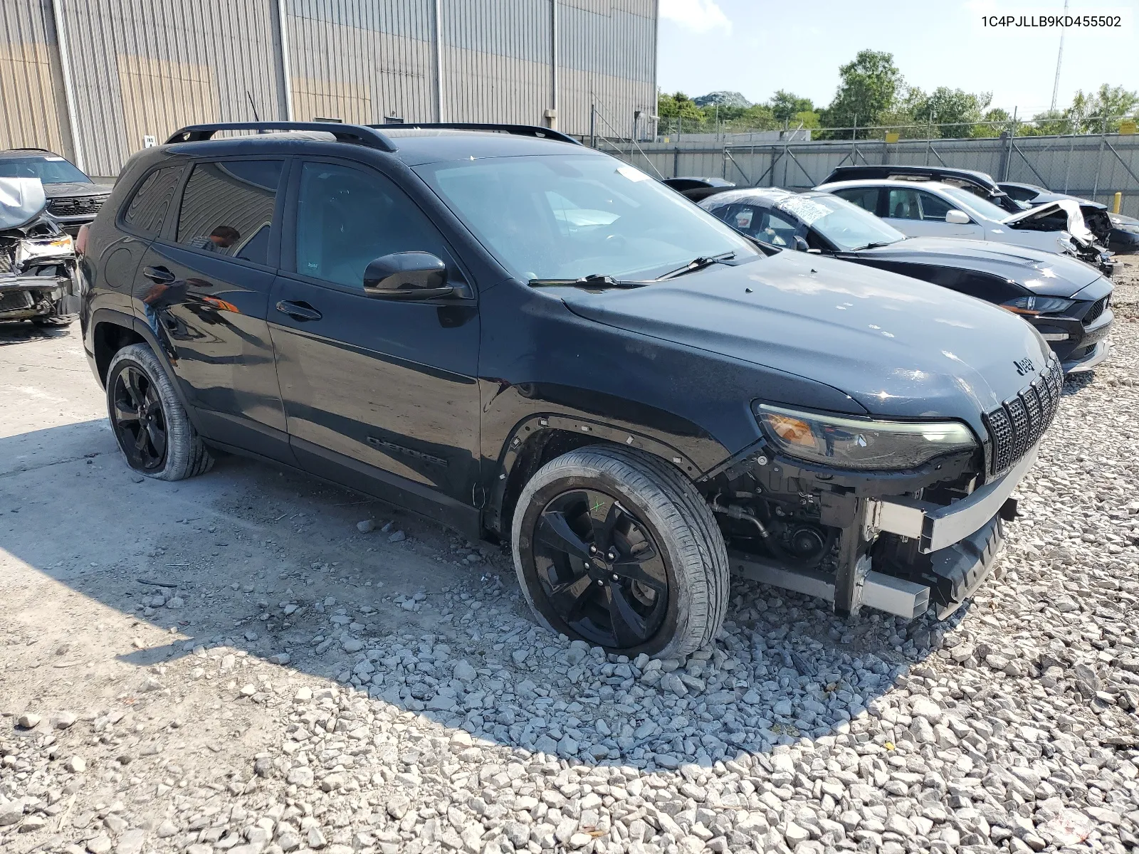 2019 Jeep Cherokee Latitude Plus VIN: 1C4PJLLB9KD455502 Lot: 65533134