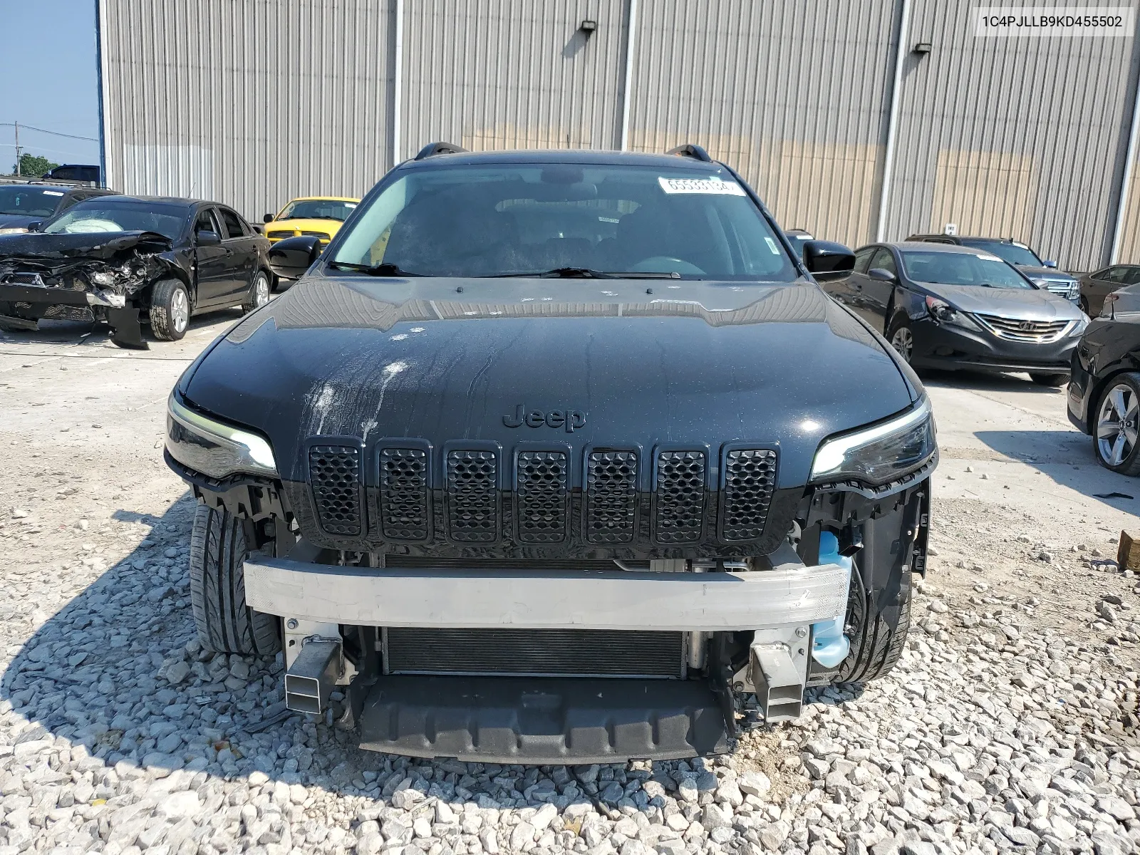 2019 Jeep Cherokee Latitude Plus VIN: 1C4PJLLB9KD455502 Lot: 65533134