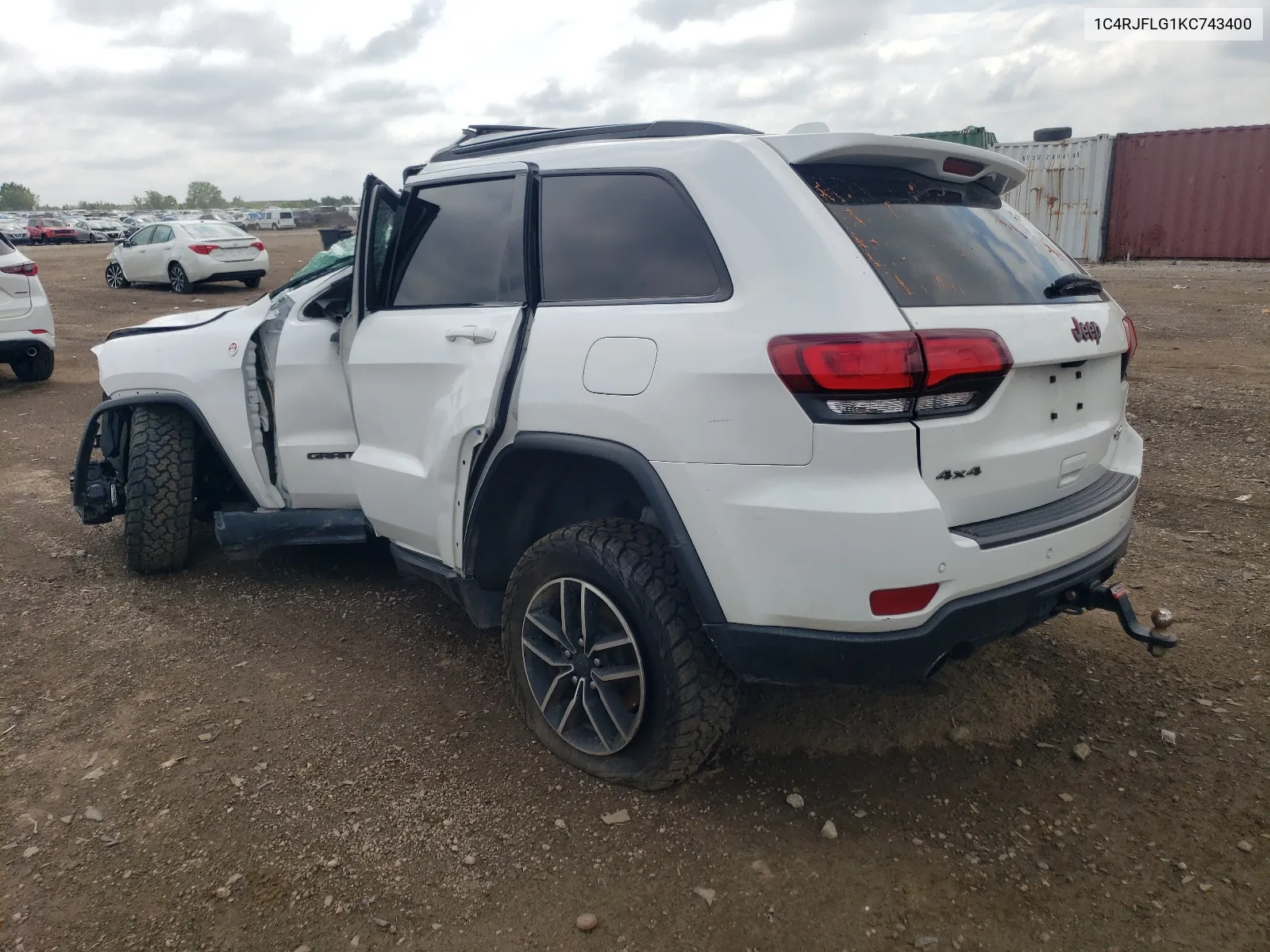 2019 Jeep Grand Cherokee Trailhawk VIN: 1C4RJFLG1KC743400 Lot: 65787154