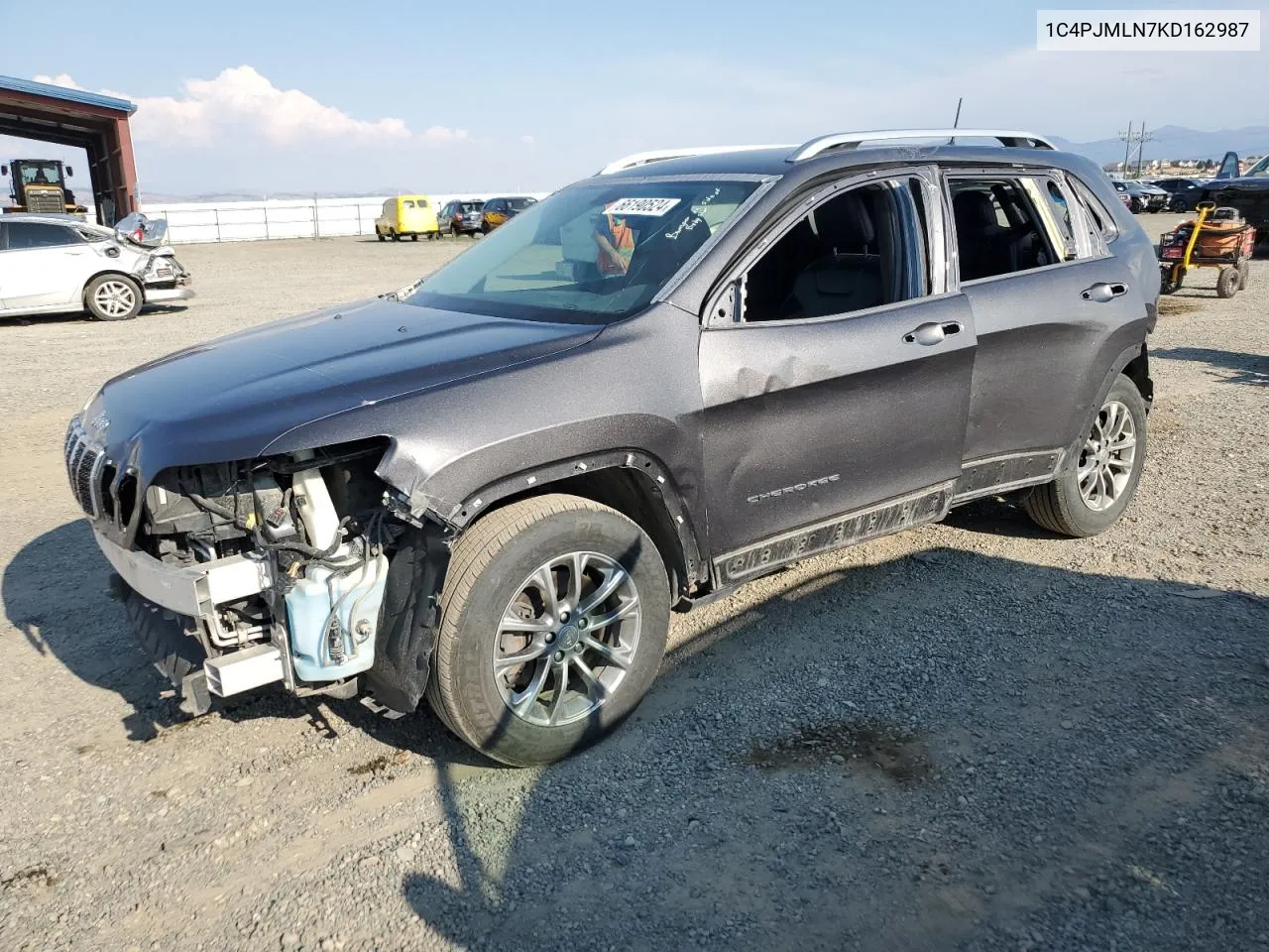 2019 Jeep Cherokee Latitude Plus VIN: 1C4PJMLN7KD162987 Lot: 66190524