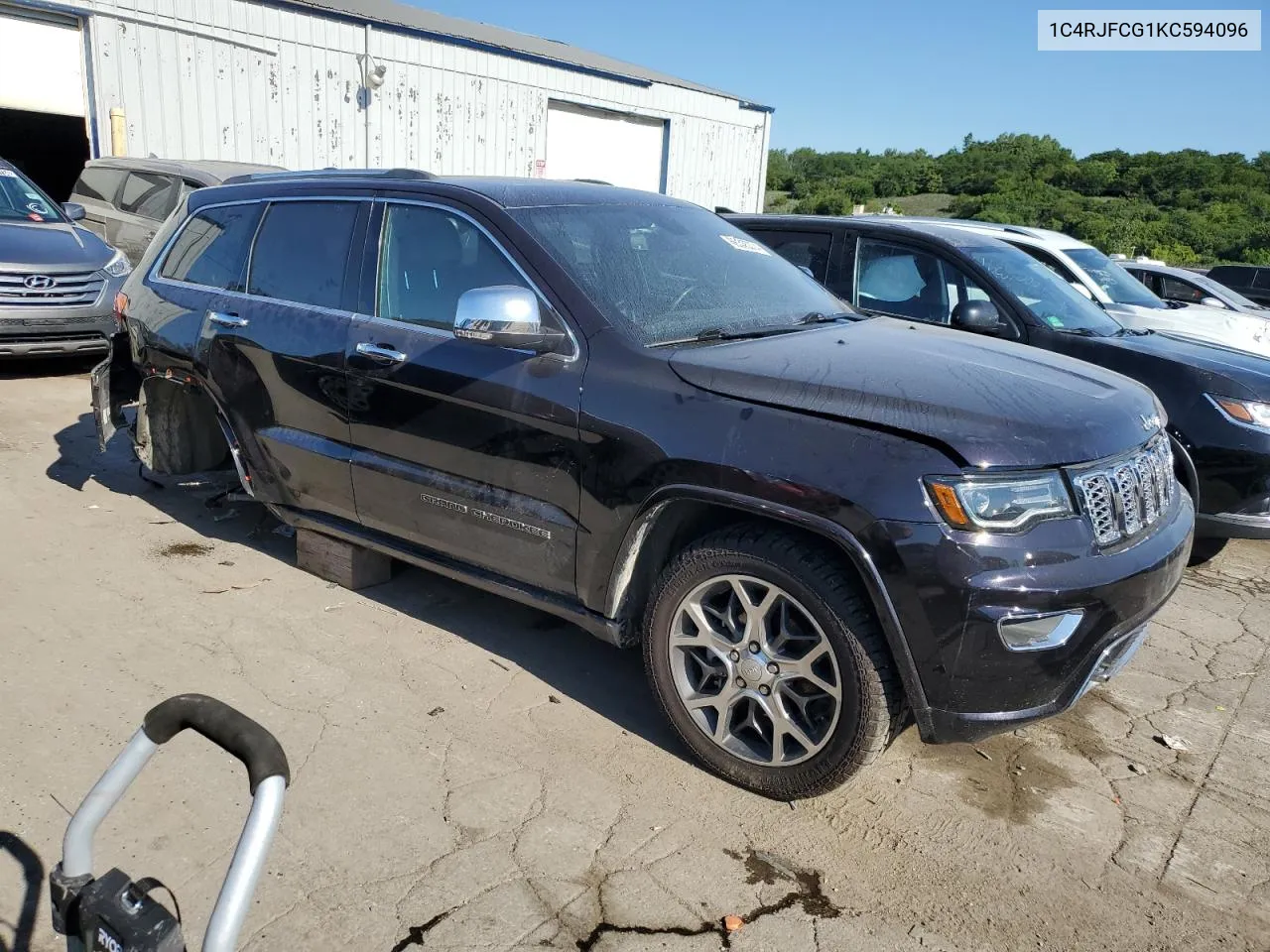 2019 Jeep Grand Cherokee Overland VIN: 1C4RJFCG1KC594096 Lot: 66365374