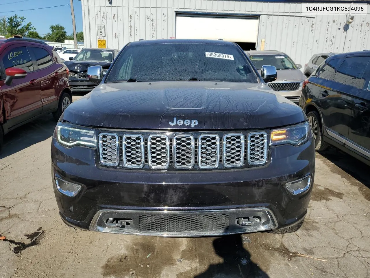 2019 Jeep Grand Cherokee Overland VIN: 1C4RJFCG1KC594096 Lot: 66365374