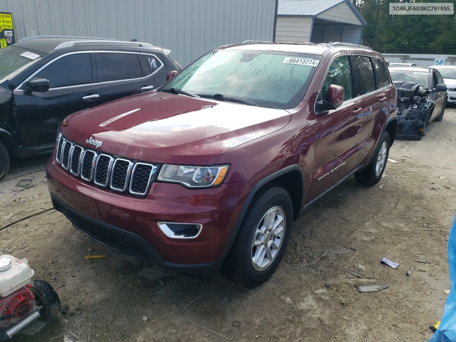 2019 Jeep Grand Cherokee Laredo VIN: 1C4RJFAG3KC791855 Lot: 66413774