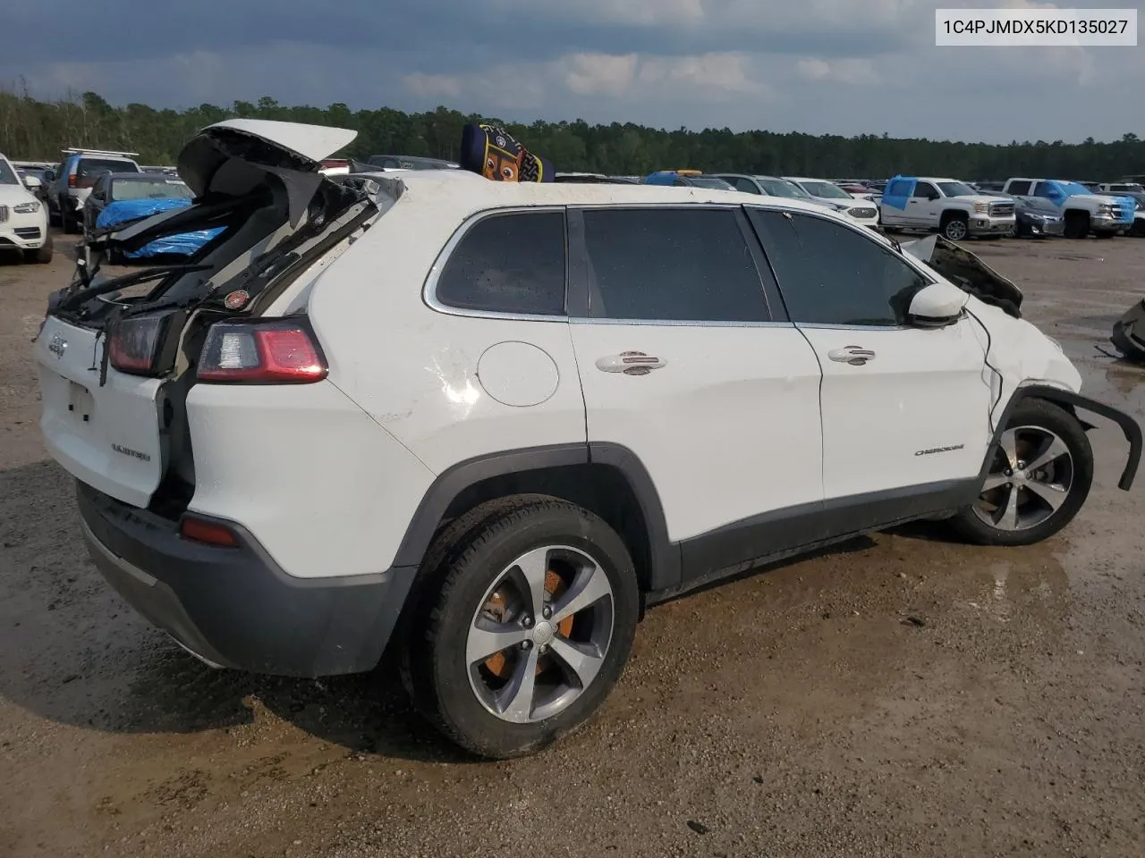 2019 Jeep Cherokee Limited VIN: 1C4PJMDX5KD135027 Lot: 66935364