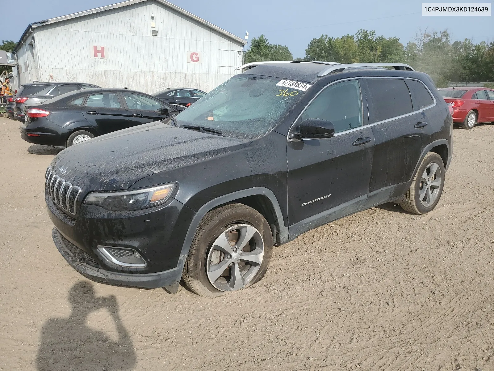 2019 Jeep Cherokee Limited VIN: 1C4PJMDX3KD124639 Lot: 67138834