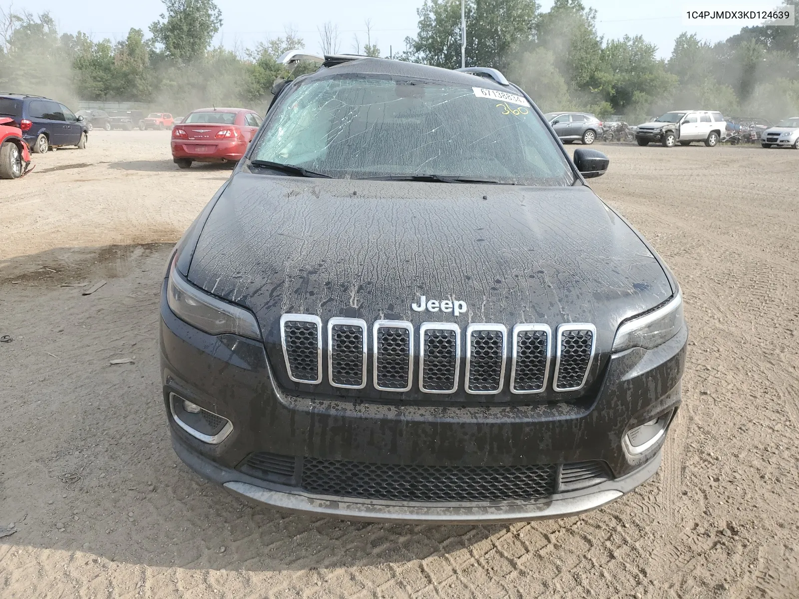 2019 Jeep Cherokee Limited VIN: 1C4PJMDX3KD124639 Lot: 67138834