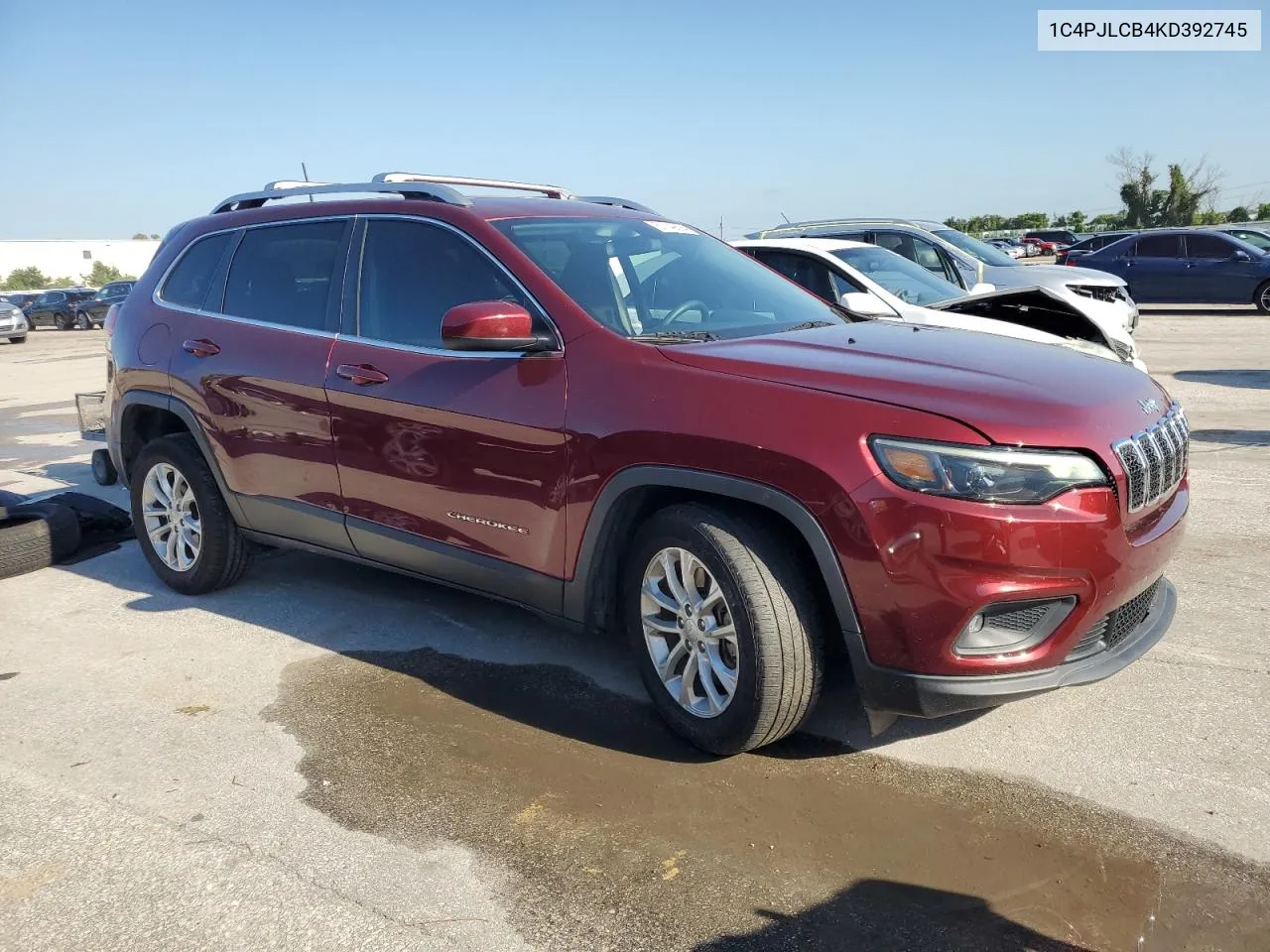 2019 Jeep Cherokee Latitude VIN: 1C4PJLCB4KD392745 Lot: 67149594