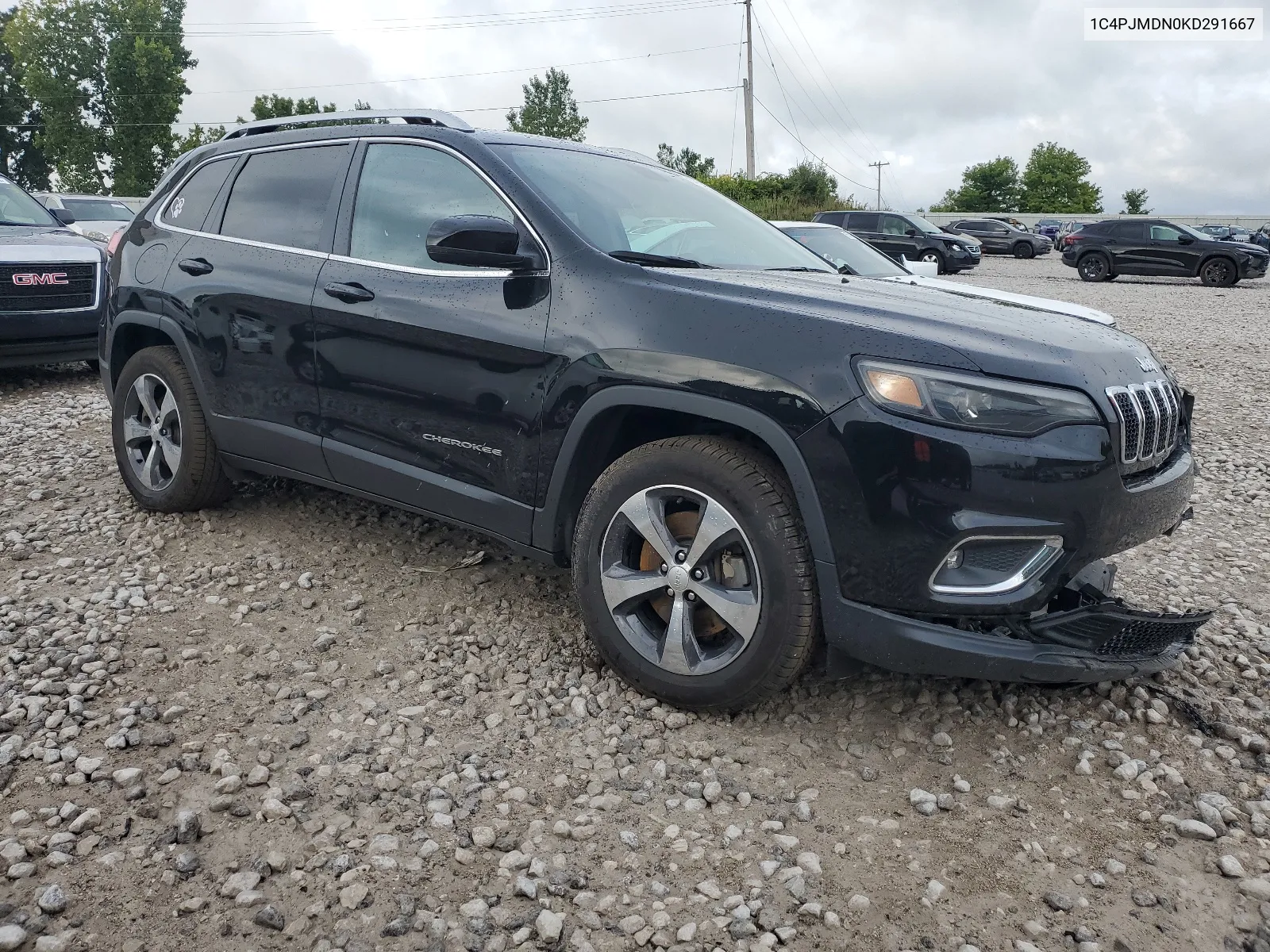 2019 Jeep Cherokee Limited VIN: 1C4PJMDN0KD291667 Lot: 67542124