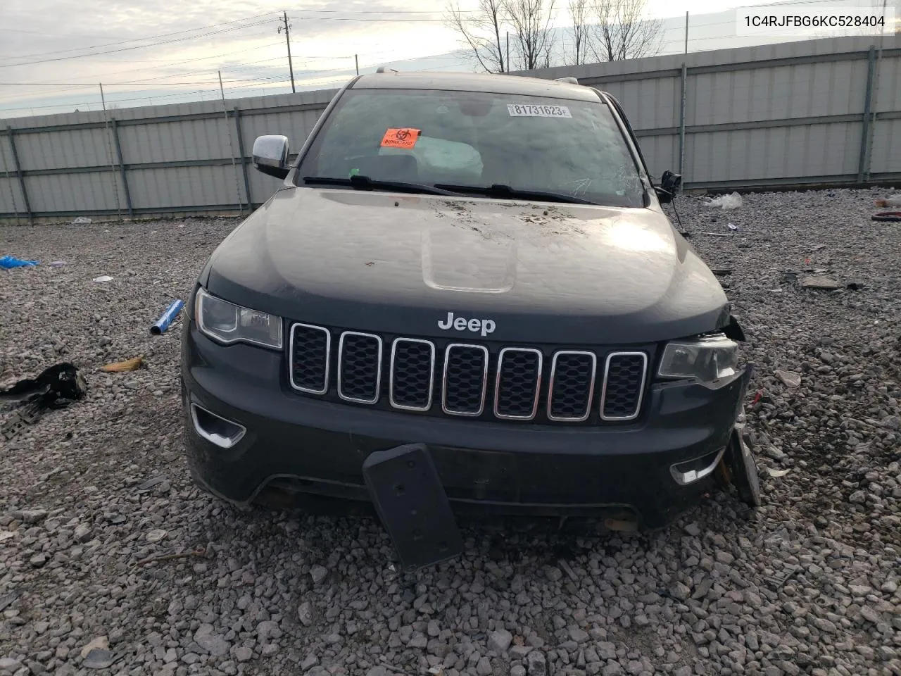 2019 Jeep Grand Cherokee Limited VIN: 1C4RJFBG6KC528404 Lot: 67581964