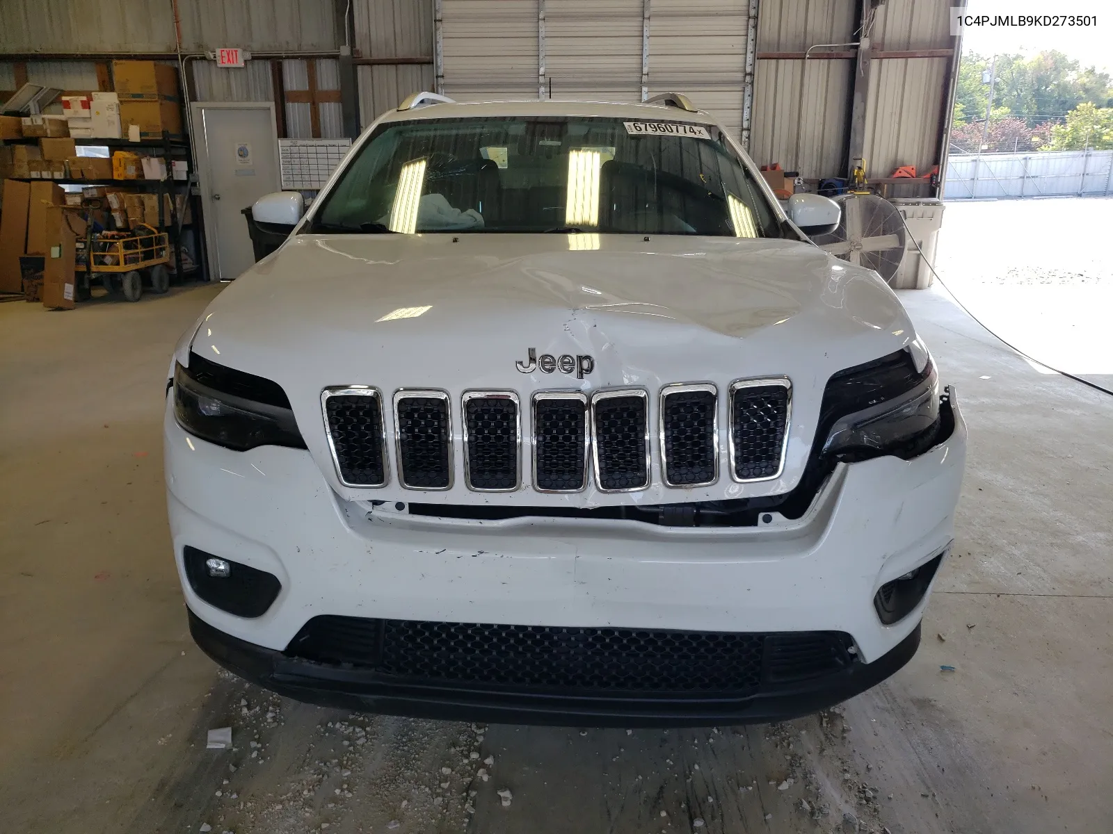 1C4PJMLB9KD273501 2019 Jeep Cherokee Latitude Plus