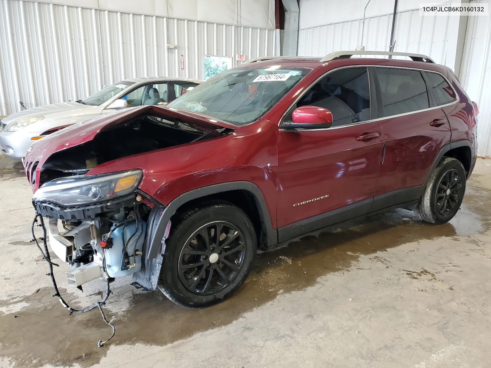 2019 Jeep Cherokee Latitude VIN: 1C4PJLCB6KD160132 Lot: 67967164