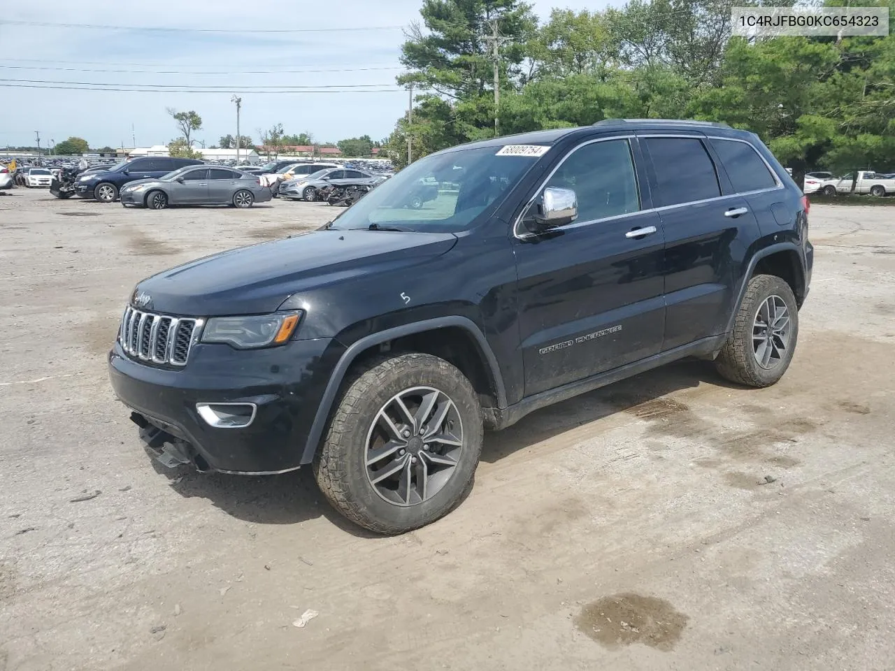 2019 Jeep Grand Cherokee Limited VIN: 1C4RJFBG0KC654323 Lot: 68009754