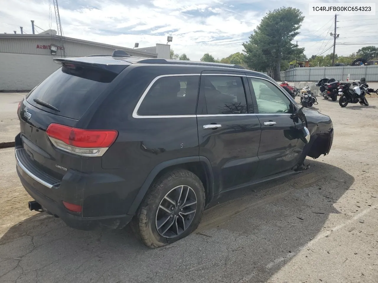 2019 Jeep Grand Cherokee Limited VIN: 1C4RJFBG0KC654323 Lot: 68009754