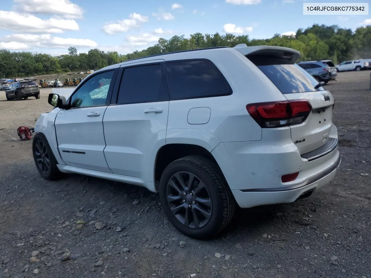 1C4RJFCG8KC775342 2019 Jeep Grand Cherokee Overland